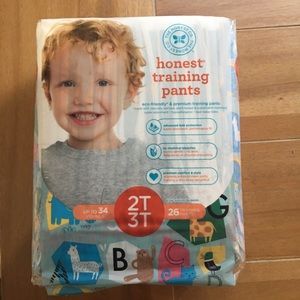 4 packages 2t/3t Honest Co. training pants